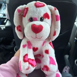 Build a bear limited addition valentines dog stuffed animal